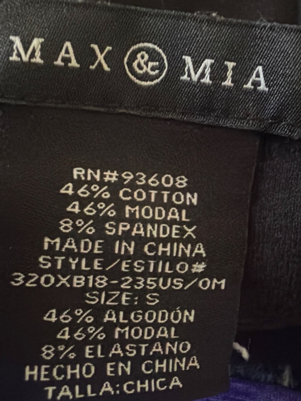Max & Mia Black Stretch Leggings - Women's Everyday Comfort